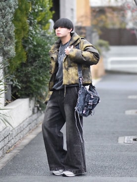 「アイテム（その他）」を使った、来夢⠀さん（メンズ・180cm）の冬コーディネート