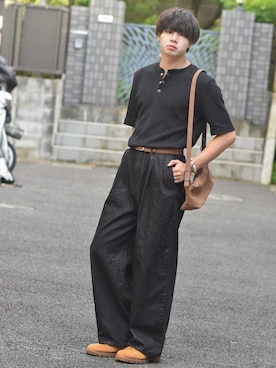 来夢⠀さん(メンズ・180cm)の夏コーディネート