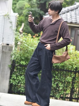 来夢⠀さん(メンズ・180cm)の秋コーディネート
