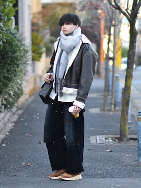 「アイテム（その他）」を使った、来夢⠀さん（メンズ・180cm・20代）の冬コーディネート