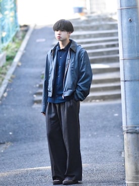 「アイテム（その他）」を使った、来夢⠀さん（メンズ・180cm・20代）の秋コーディネート