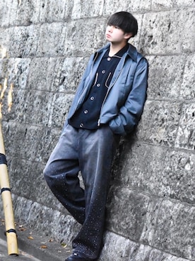 「アイテム（その他）」を使った、来夢⠀さん（メンズ・180cm）の秋コーディネート