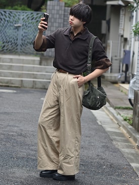 来夢⠀さん(メンズ・180cm)の夏コーディネート