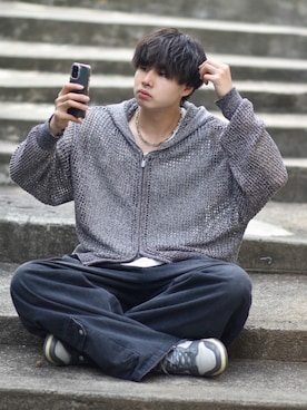 来夢⠀さん(メンズ・180cm)の春コーディネート