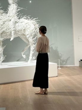「美術館」｜みやこさん（レディース・162cm）の秋コーディネート