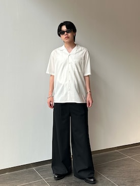 「アイテム（ローファー）」を使った、souta_28さん（メンズ・170cm）の夏コーディネート