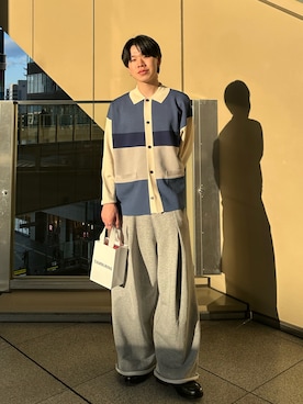 「アイテム（ポロシャツ）」を使った、souta_28さん（メンズ・170cm・20代）の冬コーディネート