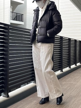 「JOURNAL STANDARD（ジャーナルスタンダード）のアイテム（ダウンジャケット/コート）」を使った、Atelier.Aariさん（レディース・166cm）の冬コーディネート