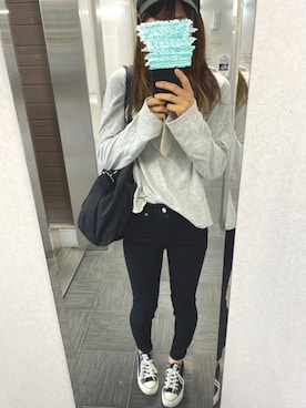 「CLANE（クラネ）のアイテム（トートバッグ）」を使った、ks19860916さん（レディース・161cm）の秋コーディネート
