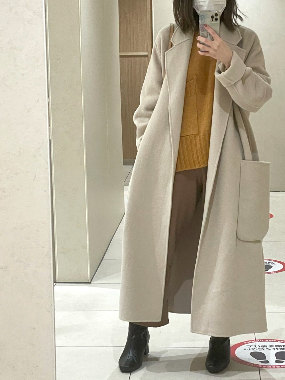「休日スタイル、低身長コーデ、黃色」｜「TODAYFULのアイテム（フォーマルスーツ/小物、ホワイト系）」を使った、kimkoolさん（レディース・155cm）の春コーディネートの1枚目の写真