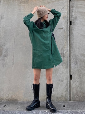 ワンピース ドレス グリーン系 を使った人気ファッションコーディネート Wear