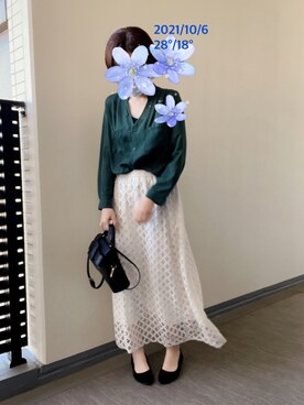 chino-chiさん（レディース・156cm）の秋コーディネート