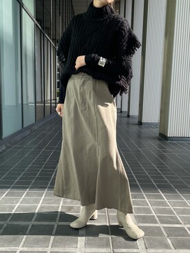 r.さん（レディース・162cm）の冬コーディネート