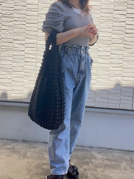 「rps（アールピーエス）のアイテム（バッグ）」を使った、tさん（レディース・150cm）の夏コーディネート