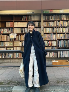 「BASISBROEK（バシスブルック）のアイテム（ジャケット/アウター）」を使った、moeさん（レディース・155cm）の冬コーディネート