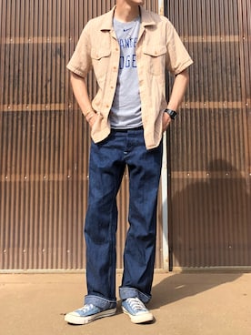 「HEAD LIGHT（ヘッドライト）のアイテム」を使った、iamimaichさん（メンズ・177cm）の夏コーディネート
