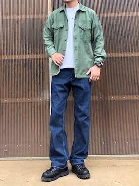 「HEAD LIGHT（ヘッドライト）のアイテム」を使った、iamimaichさん（メンズ・177cm）の秋コーディネート