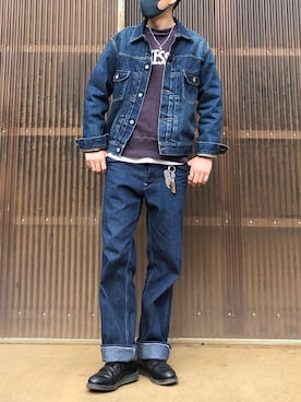 「HEAD LIGHT（ヘッドライト）のアイテム」を使った、iamimaichさん（メンズ・177cm）の春コーディネート