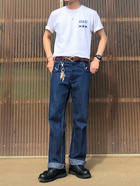 「HEAD LIGHT（ヘッドライト）のアイテム」を使った、iamimaichさん（メンズ・177cm）の秋コーディネート