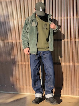 「SOFFE（ソフィー）のアイテム」を使った、iamimaichさん（メンズ・177cm）の冬コーディネート