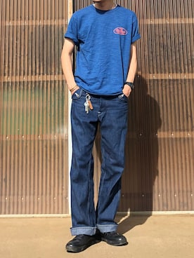 「HEAD LIGHT（ヘッドライト）のアイテム」を使った、iamimaichさん（メンズ・177cm）の秋コーディネート