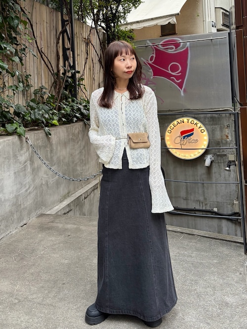 でらさん専用　CATジャガード衿付きカーディガン gelato pique（ジェラートピケ）の「CATジャガード衿付きカーディガン