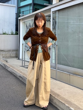「WHIMSIC（ウィムジック）のアイテム」を使った、hikkaa1107さん（レディース・158cm）の夏コーディネート