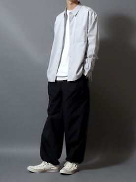 「CONVERSE（コンバース）のアイテム」を使った、ANPASさん（メンズ・181cm）の春コーディネート