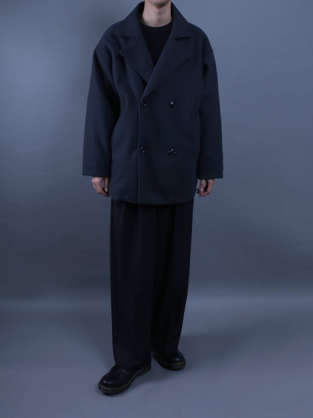 【新品】ナエnaeTraditional Melton Coat Pコート上質 新品】ナエnaeTraditional Melton Coat Pコート上質