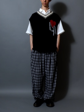 ANPASさん（メンズ・181cm）の夏コーディネート