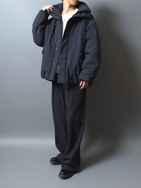 「アイテム（スウェット）」を使った、ANPASさん（メンズ・181cm）の秋コーディネート