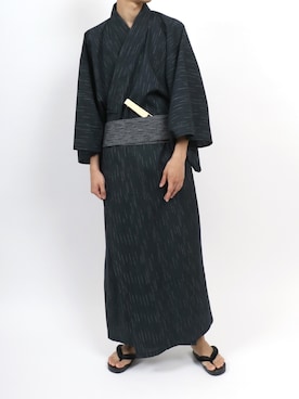 「アイテム（浴衣）」を使った、Rinanさん（メンズ・178cm）の夏コーディネート
