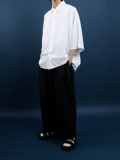 セール】Drop Shoulder&Dolman Sleeve Oversized Shirt/ドロップ