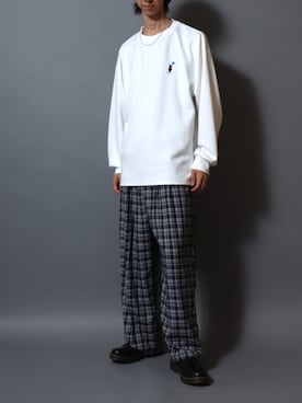 「ANPAS（アンパス）のアイテム」を使った、ANPASさん（メンズ・181cm）の秋コーディネート