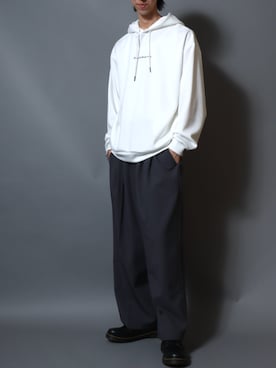 「Dr. Martens（ドクターマーチン）のアイテム（シューズ）」を使った、ANPASさん（メンズ・181cm）の秋コーディネート
