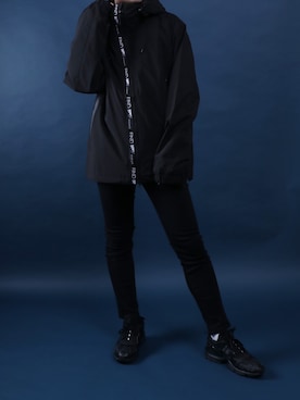 「ANPAS（アンパス）のアイテム（マウンテンパーカー）」を使った、Rinanさん（メンズ・178cm）の秋コーディネート