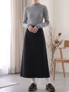 「ANPAS（アンパス）のアイテム」を使った、ANPASさん（レディース・162cm）の秋コーディネート