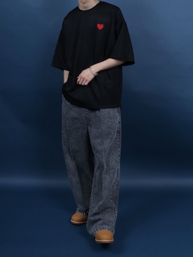 「アイテム（ブレスレット、その他）」を使った、Rinanさん（メンズ・178cm）の夏コーディネート