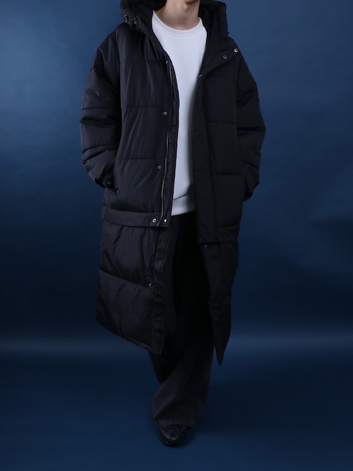 ANPAS ダウンジャケット ダウン 2WAY Detachable-hem Eco Down Long