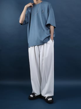 「LOVEHUNTER（ラブハンター）のアイテム（サンダル）」を使った、ANPASさん（メンズ・178cm）の夏コーディネート