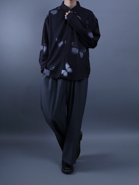 「アイテム（スラックス）」を使った、Rinanさん（メンズ・178cm）の夏コーディネート