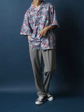 ANPASさん（メンズ・178cm）の夏コーディネート