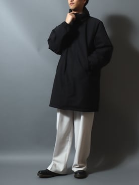 「アイテム（ダウンジャケット/コート）」を使った、ANPASさん（メンズ・181cm）の秋コーディネート