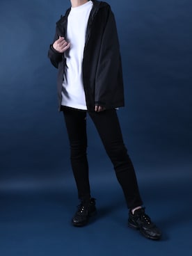 「ANPAS（アンパス）のアイテム（マウンテンパーカー）」を使った、Rinanさん（メンズ・178cm）の秋コーディネート