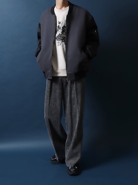 ANPASさん（メンズ・181cm）の秋コーディネート