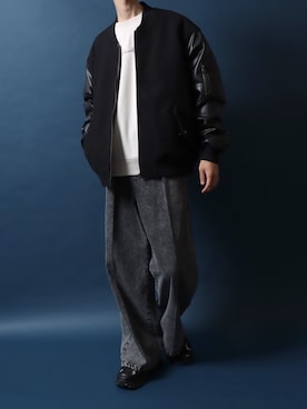 ANPASさん（メンズ・181cm）の秋コーディネート
