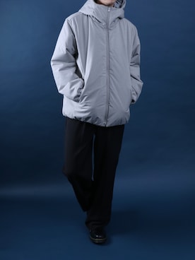 「ANPAS（アンパス）のアイテム（ジャケット/アウター）」を使った、Rinanさん（メンズ・178cm）の秋コーディネート