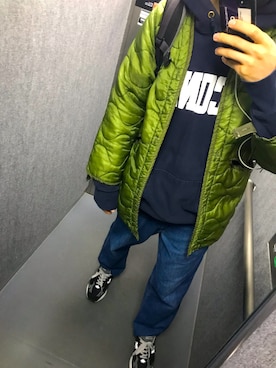 「nb993」｜かとそさん（メンズ・183cm）の春コーディネート