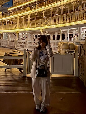 「H&M（エイチ・アンド・エム）のアイテム（ジャケット/アウター）」を使った、s.sさん（レディース・158cm）の春コーディネート