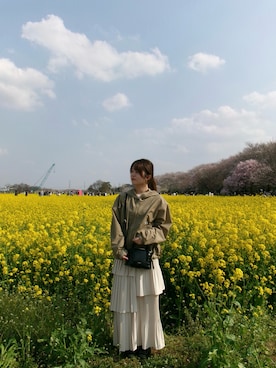 「archives（アルシーヴ）のアイテム」を使った、s.sさん（レディース・158cm）の春コーディネート